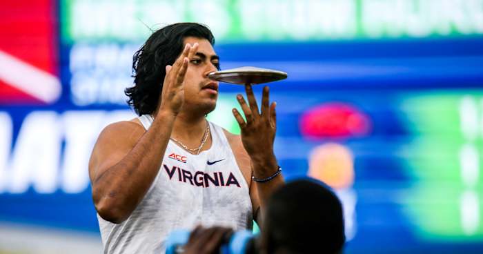 Claudio Romero, NCAA Men's Discus Champion